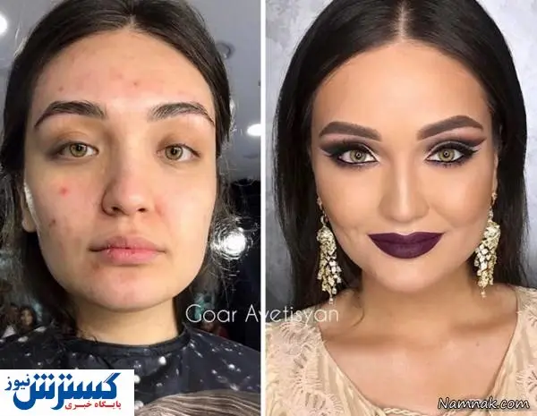 ماسک آمد و آرایش را شست