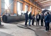 بازدید مدیر عامل شرکت صنایع فولاد کردستان از کارگاه شماره یک فولاد تکنیک