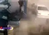 انفجار ۴ ماشین در دیباجی تهران