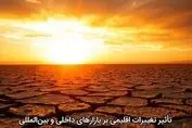 تأثیر تغییرات اقلیمی بر بازارهای داخلی و بین‌المللی
