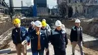 بازدید مدیرعامل از پروژه های در دست اقدام ذوب آهن اصفهان