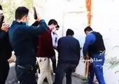 یکی از اوباش تهران با پوشش زنانه دستگیر شد+عکس