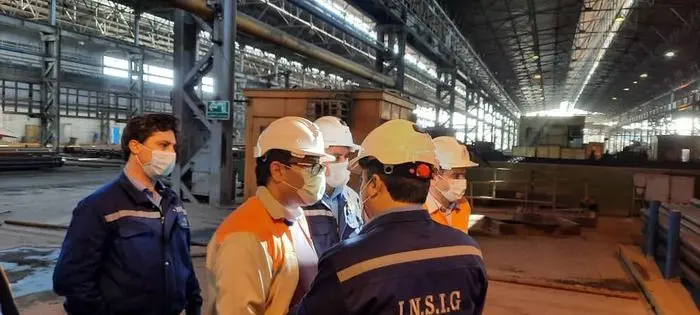 بازدید مدیرعامل «وبانک» از گروه ملی صنعتی فولاد ایران