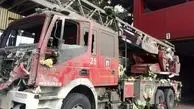 خسارت به ۳۵ خودروی آتش‌نشانی در اعتراضات