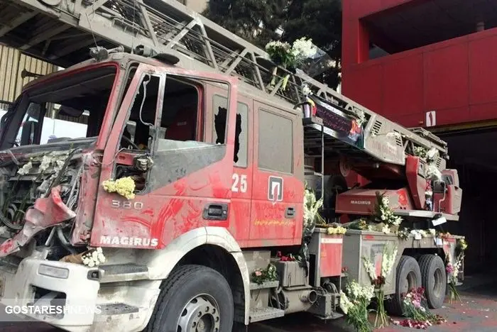 خسارت به ۳۵ خودروی آتش‌نشانی در اعتراضات