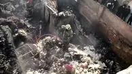 فوری / آتش سوزی مهیب در خیابان مولوی + فیلم