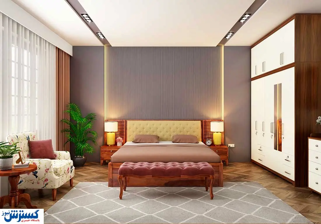 جادار کردن اتاق خواب با چند ترفند ساده