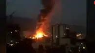 لحظه انفجار مرکز درمانی شمال تهران از نمای نزدیک+فیلم