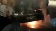 آتش سوزی مشکوک خودروی این عضو شورای شهر + فیلم