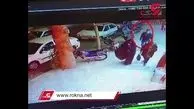 فیلمی از لحظه دزدی حرفه ای موتور سیکلت در مشهد