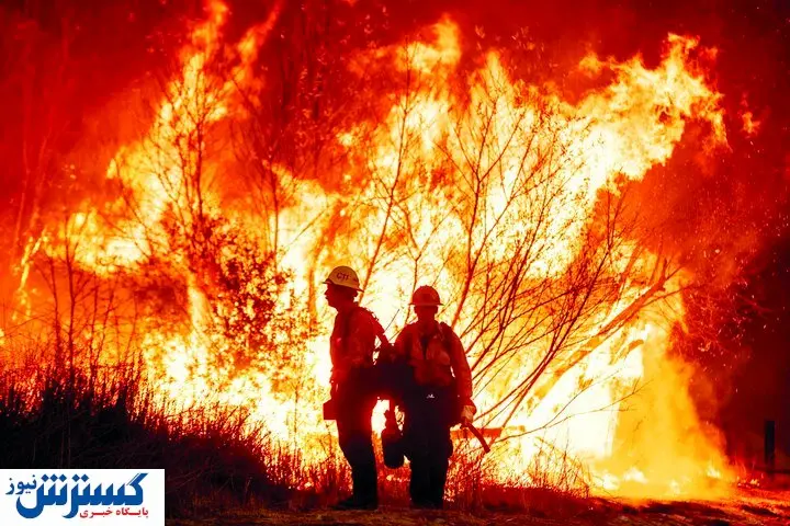آمریکا دوباره جهنم شد | تصاویر آخرالزمانی از آتش سوزی مهیب + ببینید