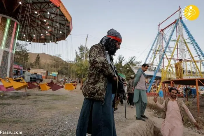 علاقه عجیب طالبان به شهربازی + عکس