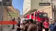 هتل محل اقامت زائران ایرانی در نجف آتش گرفت + فیلم