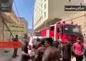  آتش سوزی وحشتناک یک کارگاه تولیدی در جاده خاوران
