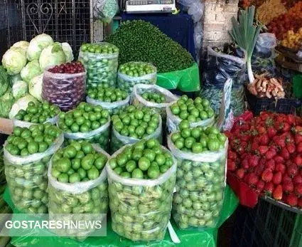قاچاق گوجه سبز به ایران!

