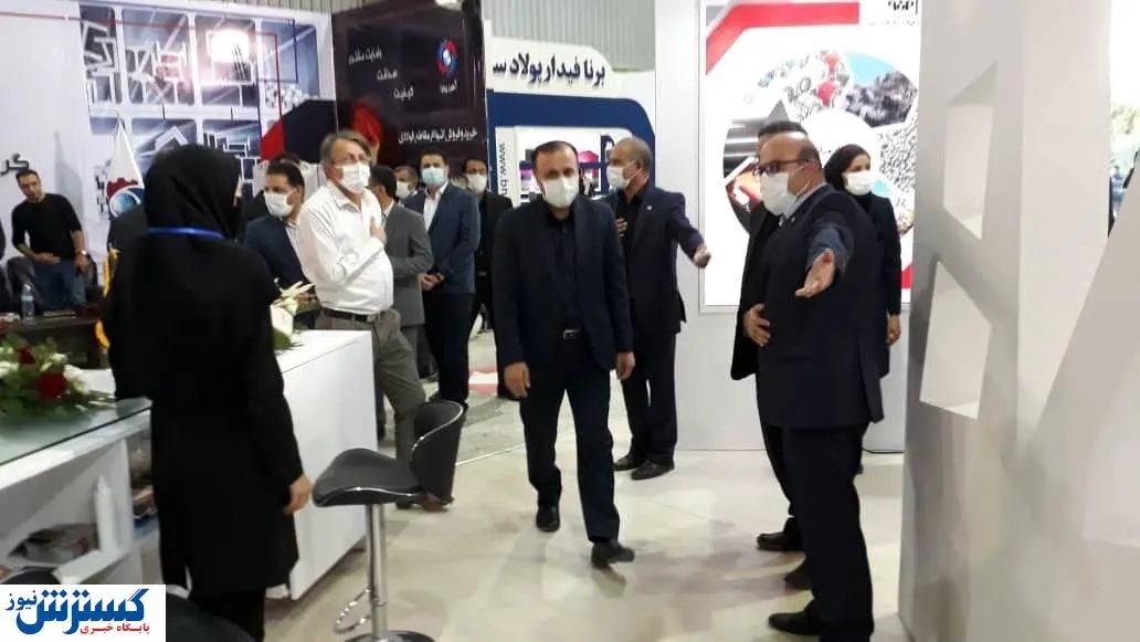 بازدید رییس سازمان صمت چهارمحال و بختیاری از متالکس ۲۰۲۰
