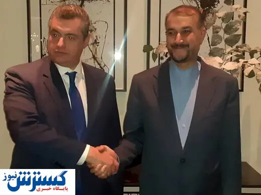 دیدار امیرعبداللهیان با رئیس کمیته اموربین الملل دومای دولتی روسیه