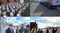 اهدای کانکس های بانک ایران زمین به هموطنان زلزله زده خوی