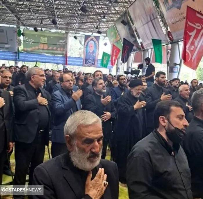 حضور رئیسی در جمع عزاداران دانشگاه تهران + عکس