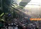 فیلمی تلخ از لحظه انفجار در بازار گل محلاتی