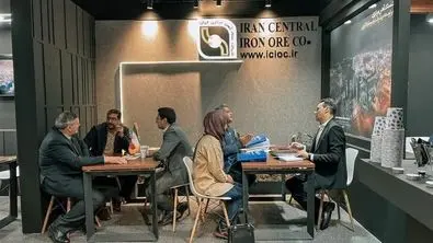 حضور گسترده بازدیدکنندگان در غرفه شرکت سنگ آهن مرکزی ایران