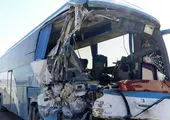 تصادف مرگبار اتوبوس با کامیون+عکس