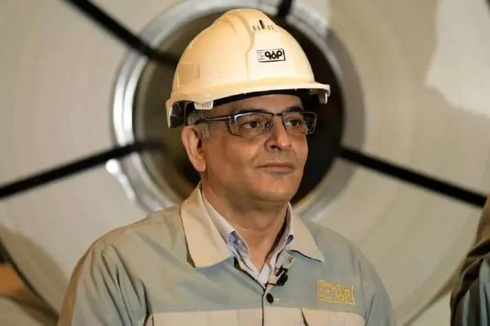 پیام تبریک مدیر عامل فولاد مبارکه به فاطمی امین وزیر صمت

