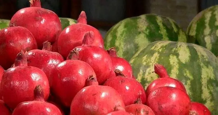 قیمت انار و هندوانه در آستانه یلدا