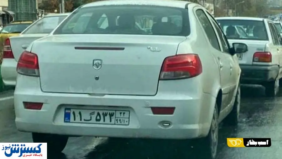 مشاهده محصول جدید ایران خودرو در خیابان + عکس