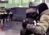 لحظه تیراندازی پلیس به سارقین در اهواز + فیلم
