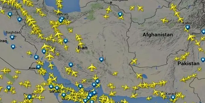 ترافیک هوایی ایران کمتر می شود