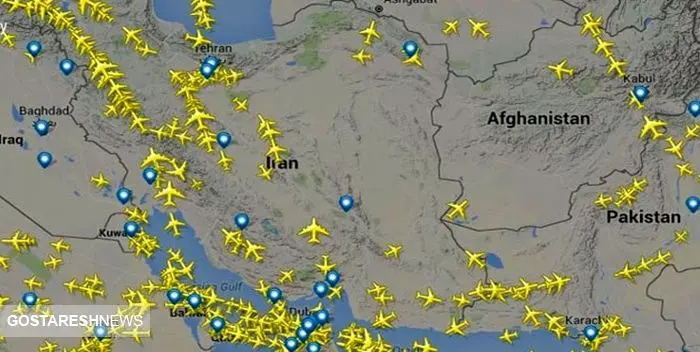 ترافیک هوایی ایران کمتر می شود