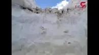 فیلمی عجیب از برف وحشتناک در لرستان