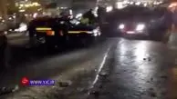 تصادف مرگبار پژو ۲۰۶ با کامیون در بزرگراه شهید بابایی + فیلم