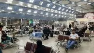 گرد و غبار، مسافران ایرانی را در فرودگاه عراق اسیر کرد
