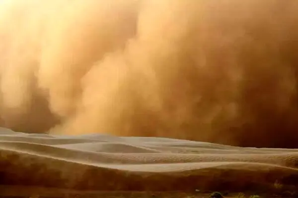 طوفان شدید شن در عربستان و قطر 
