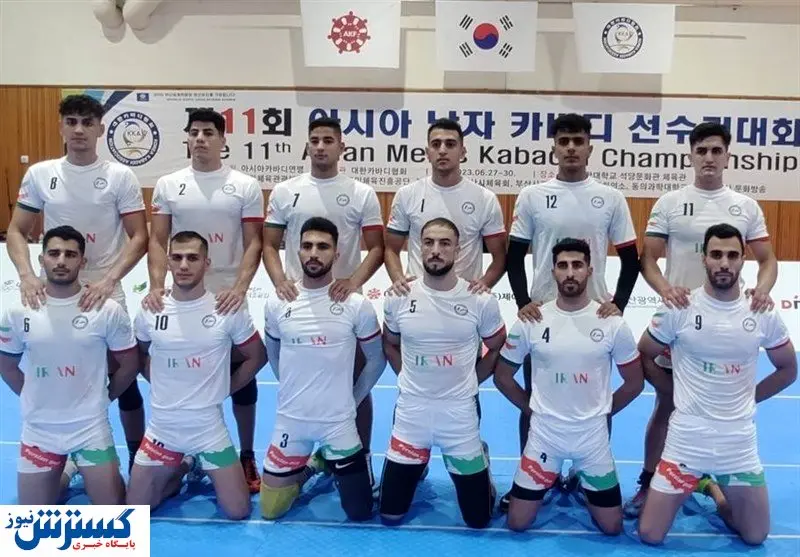 نایب قهرمانی کبدی ایران با شکست برابر هند
