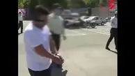 پلیس راهور تهران را با چاقو زدند / فیلم