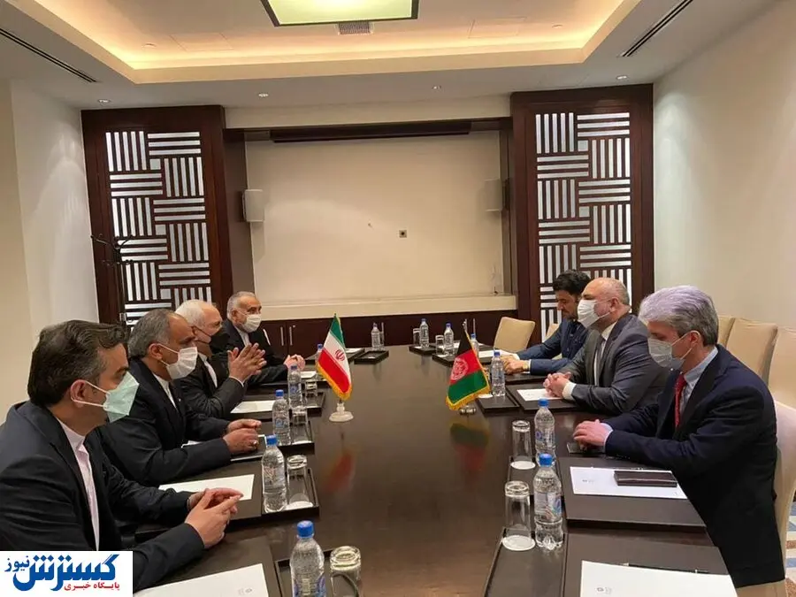 دیدار وزیر خارجه ایران  با همتای افغان خود