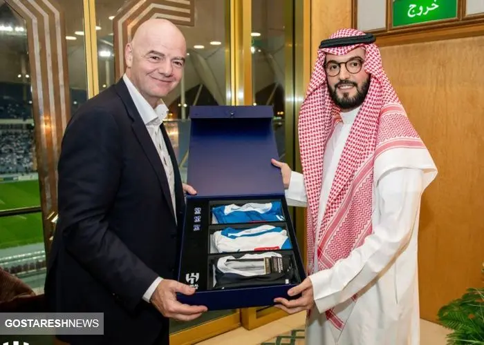 هدیه ویژه عربستانی‌ها به رئیس فیفا