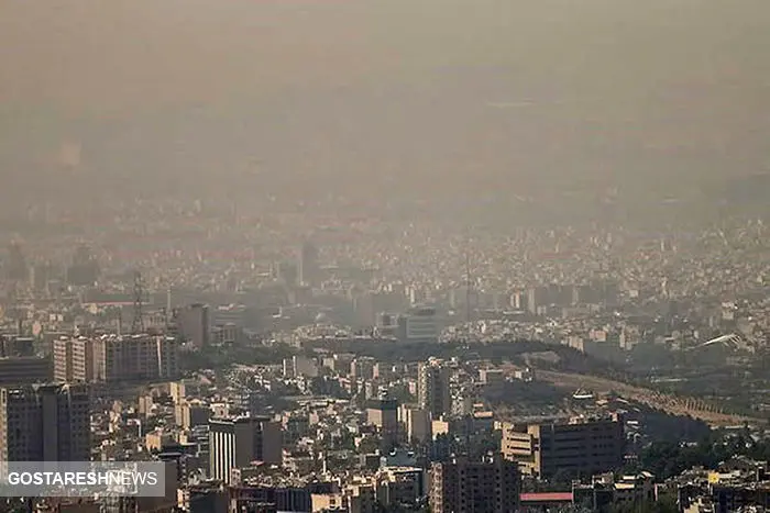 وضعیت  ناسالم هوای تهران برای گروه های حساس