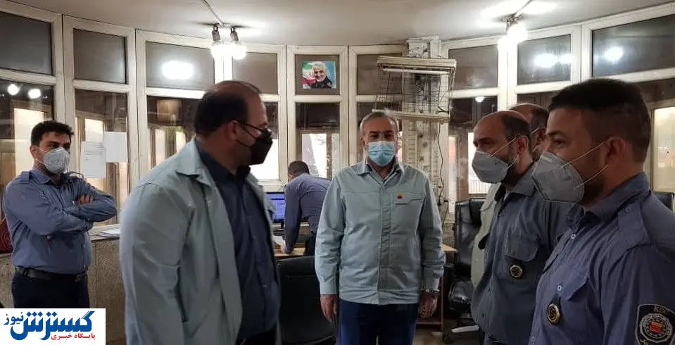 بازدید از واحد توزین شرکت فولاد خوزستان