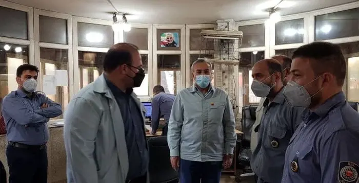 بازدید از واحد توزین شرکت فولاد خوزستان 
